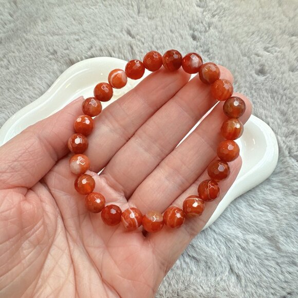 New Set of 3 Natural Semi-Precious Stones Bracelets - Picture 5 of 8